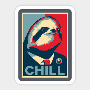Vote Sloth President Sticker